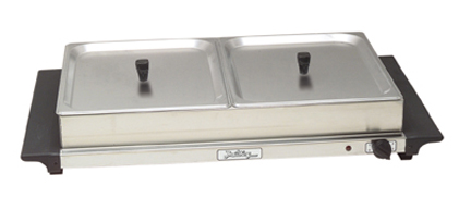 BroilKing Pro Double Buffet Server with Stainless Base
