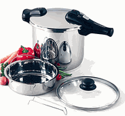 Chef's Design 6.0 LT Stainless Pressure Cooker