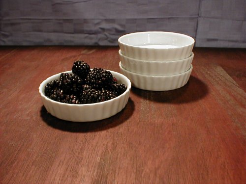 4.5 inch White porcelain Ramekin dishes